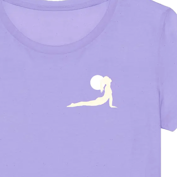 T-shirt_Femme_Esprit_Yoga_Zoom T-shirt Femme Coton Bio – Esprit Yoga - Essential & Signature