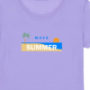 Motif Move Summer imprimé sur un T-shirt Femme Coton Bio