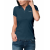 0703_Polo_Tymies_Femme_Marine_8cm Polo Femme Coton Bio – Tymies – Essential