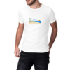 2707_T-shirt_Unisexe_Summer_Signature_Blanc_21cm-2 Homme portant le t-shirt unisexe Coton Bio Move Summer