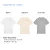 1808_T-shirt_Unisexe_Tymies-4 Coloris disponibles du T-shirt Unisexe Coton Bio Tymies