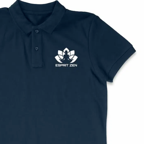 1610_Polo_Homme_Esprit_Zen_Essential_Zoom Polo Homme Coton Bio - Esprit Zen